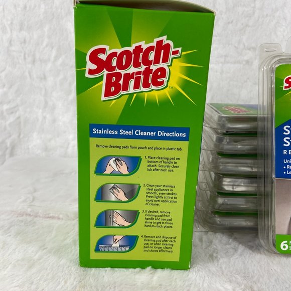 Scotch-Brite Stainless Steel Cleaner Starter Kit plus 7 BONUS PACKS - Picture 5 of 6
